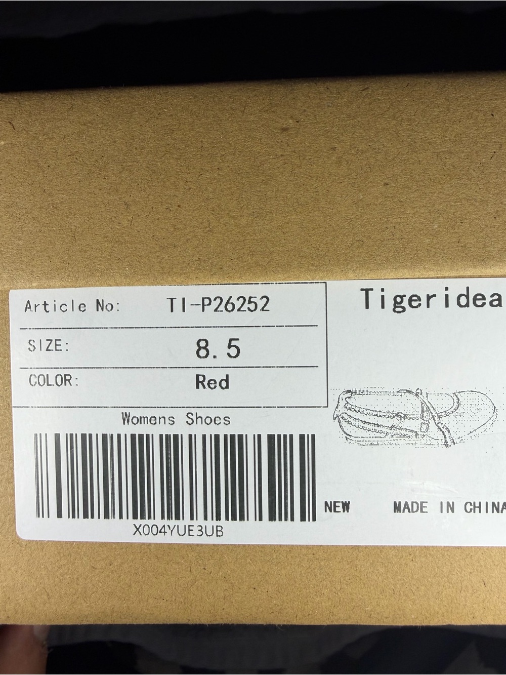 Tigeridea’s Mary Jane Sneakers in Red - Size 8.5